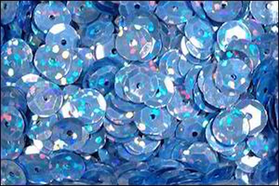 Pailletten disco blauw  4 gram