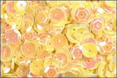 Pailletten geel parelmoer  4 gram