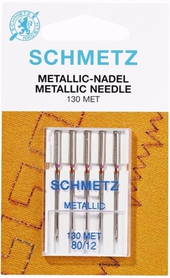 Schmetz Naaimachine Naalden Metallic  5 stuks