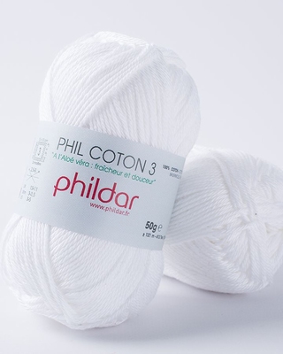 Phil Coton 3 - Blanc
