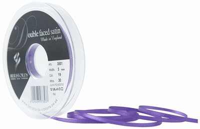Satijn lint glans - Violet  1 meter