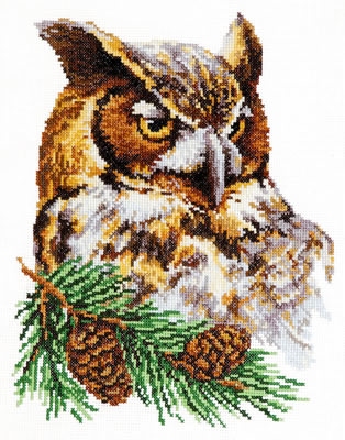 Borduurpakket Owl - Chudo Igla