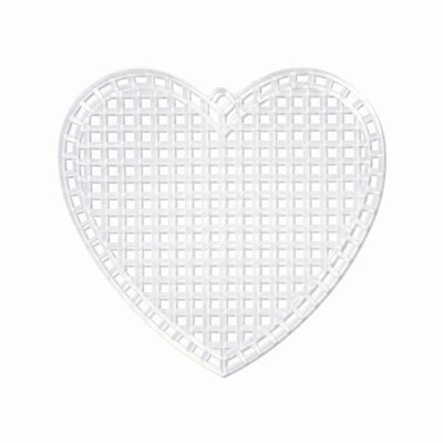 Plastic stramien hart 7,5 cm  4 stuks