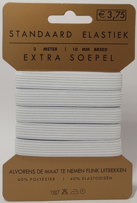 Standaard Elastiek Extra Soepel  3 meter