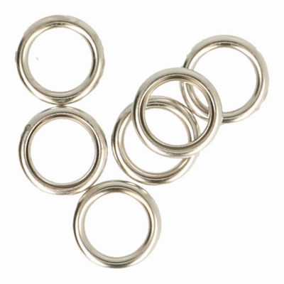 Antex Gordijnring, hol, nikkel zilver  10 stuks
