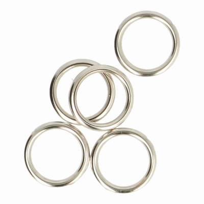 Antex Gordijnring, hol, nikkel  10 stuks