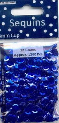 Pailletten Blauw  12 gram