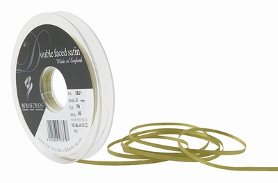 Satijn lint glans - Moss  1 meter