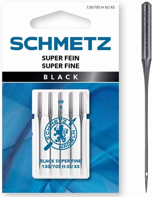 Schmetz super fine H-SU XS   5 stuks