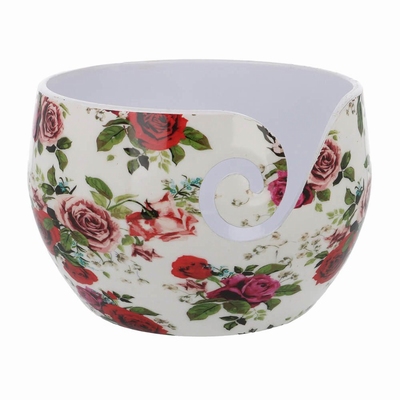 Yarn Bowl Roses