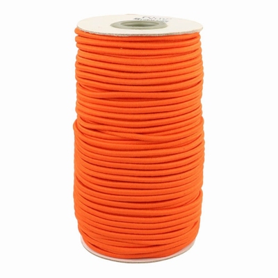 Elastisch koord 3mm kleur Oranje  1 meter