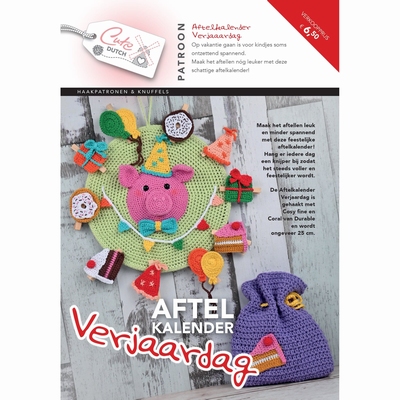 CuteDutch - Patronenboekje Aftelkalender Verjaardag