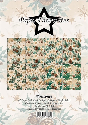 Paper Favourites Pinecones  A5
