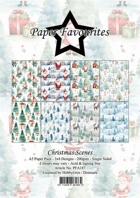 Paper Favourites Christmas Scenes  A5
