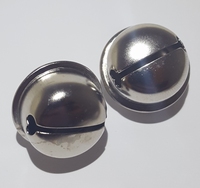 Kattebelletjes zilver 2 stuks