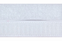Klittenband 20mm breed, wit 0,50 Meter