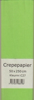 Crepepapier 50x250cm Licht Groen 
