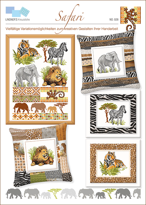 Lindner's borduurpatroon Safari  