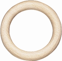 Houten Ring 85mm Ø, 13 mm dik 1 stuks