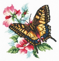 Borduurpakket Swallowtail butterfly - Chudo Igla 