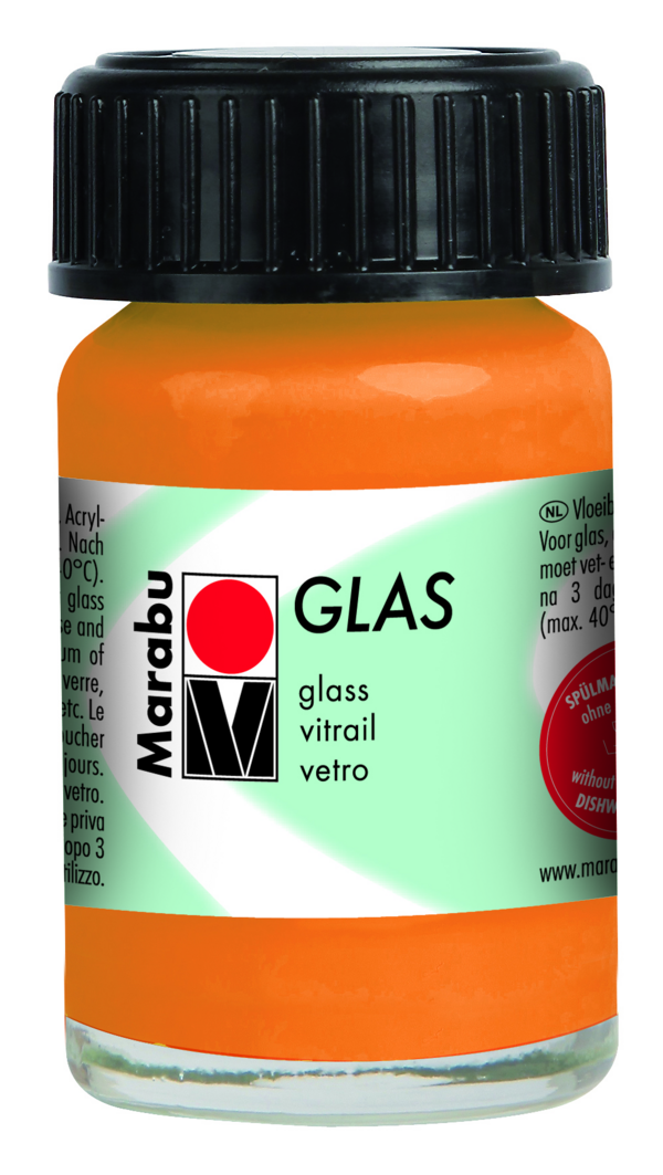 Marabu Glasverf Oranje 15 ml