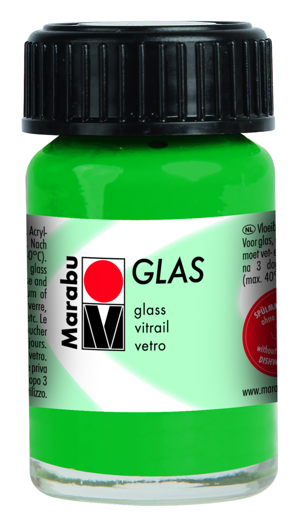 Marabu Glasverf Donkergroen 15 ml