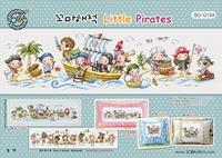 Borduurpakket Little Pirates - The Stitch Company 