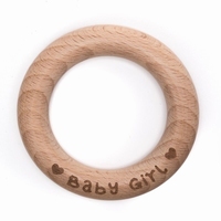 Bijtring beukenhout Baby Girl 