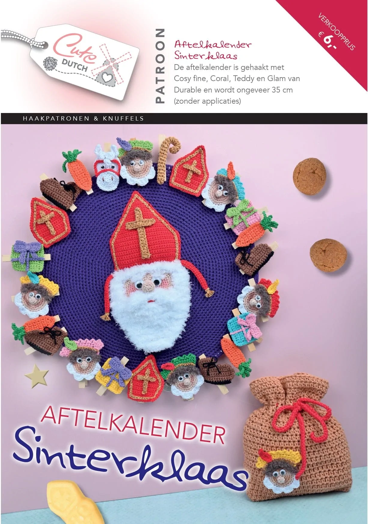 CuteDutch - Patroonboekje Aftelkalender Sinterklaas 