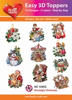 Easy 3D-Toppers, Nostalgic Christmas 