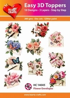 Easy 3D-Toppers, Flower Envelopes 