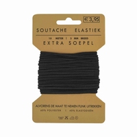 Soutache Elastiek Extra Soepel 10 meter