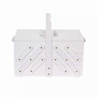 Naaibox hout wit 
