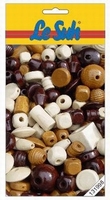 Houten kralen Natuur 165 gram