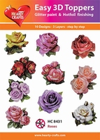 Easy 3D Toppers, Roses 